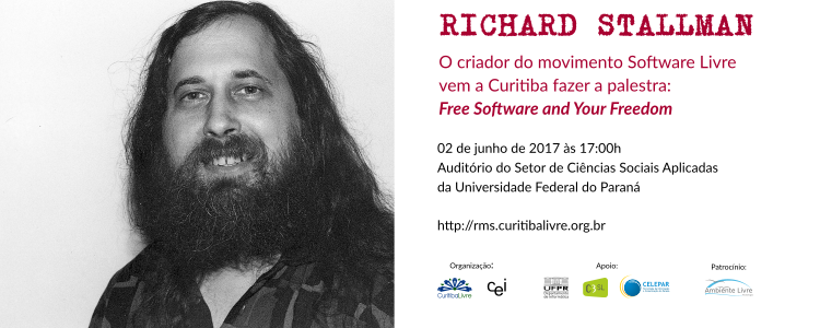 Diulgação Stallman em Curitiba
